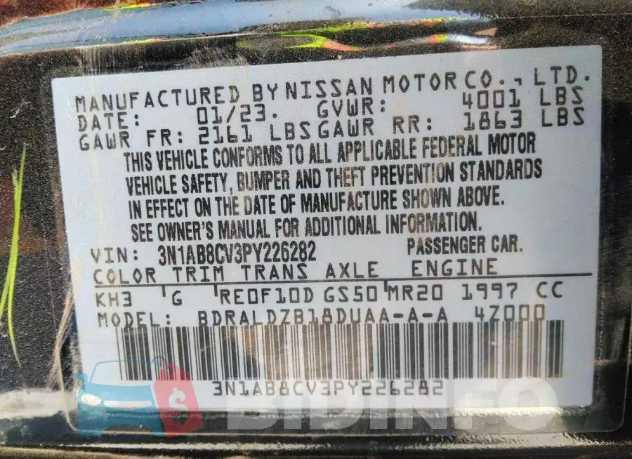 3N1AB8CV3PY226282 Photo# 9