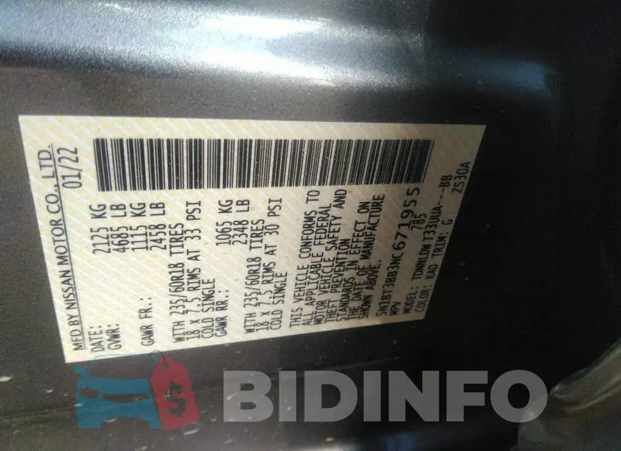 5N1BT3BB3NC671955 Photo# 9