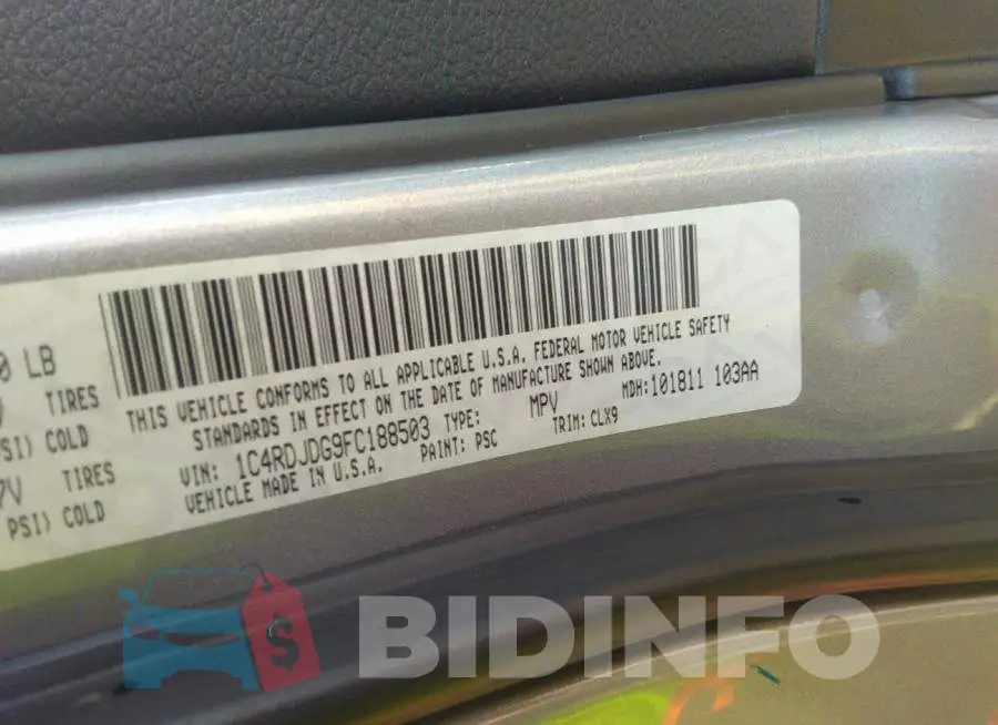1C4RDJDG9FC188503 Photo# 9