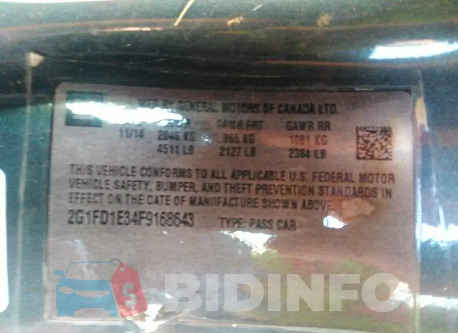 2G1FD1E34F9168643 Photo# 9