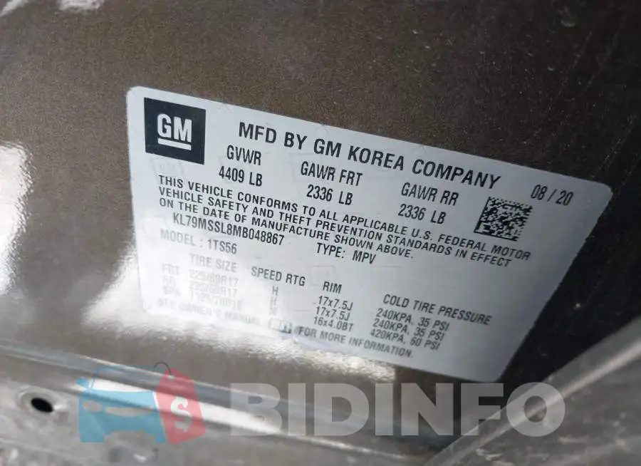 KL79MSSL8MB048867 Photo# 9
