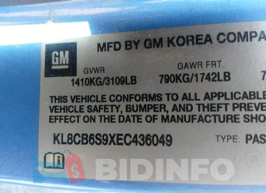 KL8CB6S9XEC436049 Photo# 9