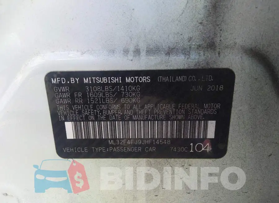 ML32F4FJ9JHF14548 Photo# 9