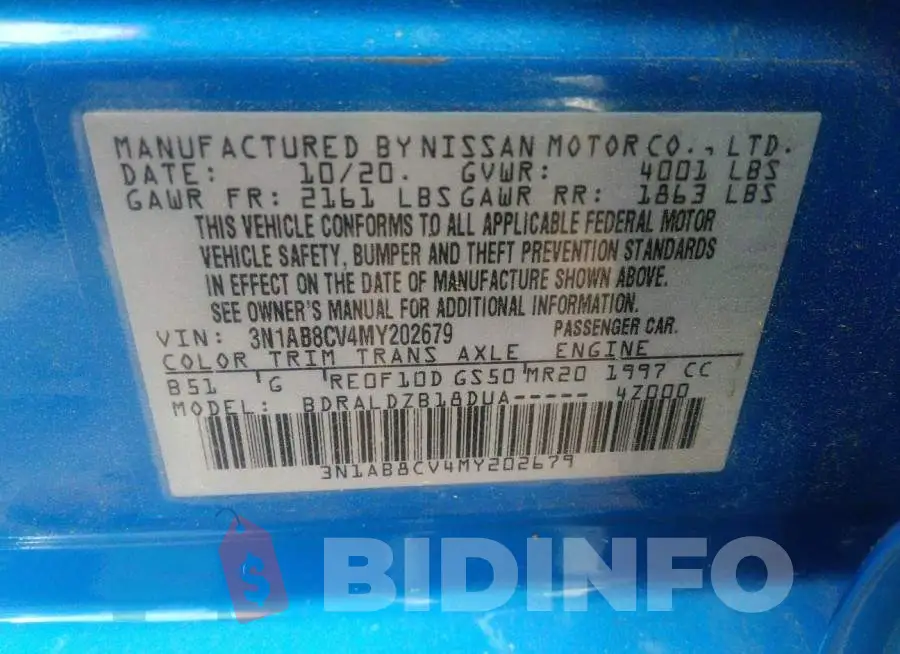 3N1AB8CV4MY202679 Photo# 9