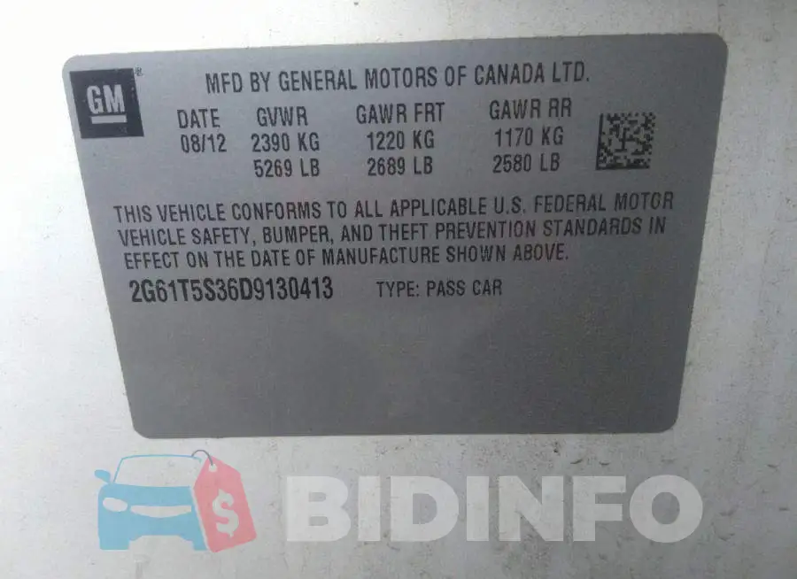 2G61T5S36D9130413 Photo# 9