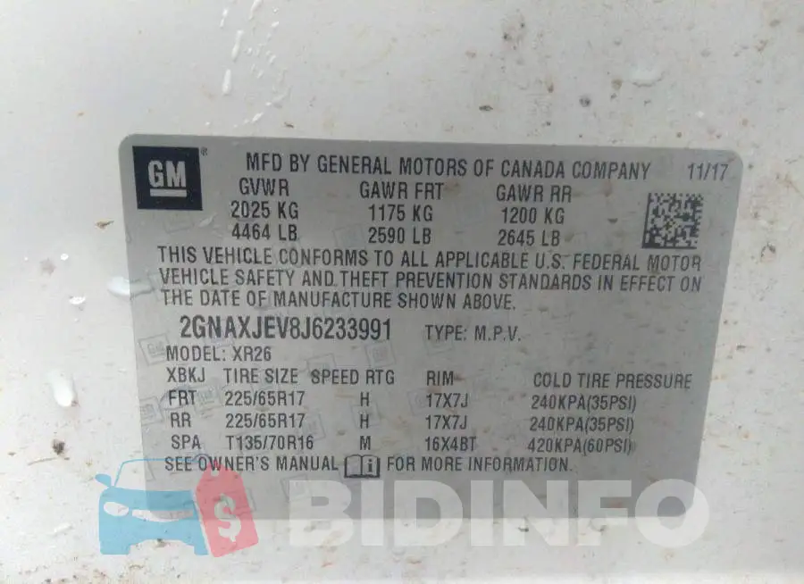 2GNAXJEV8J6233991 Photo# 9