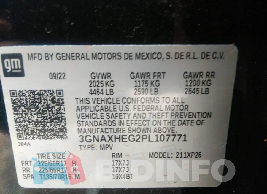3GNAXHEG2PL107771 Photo# 9