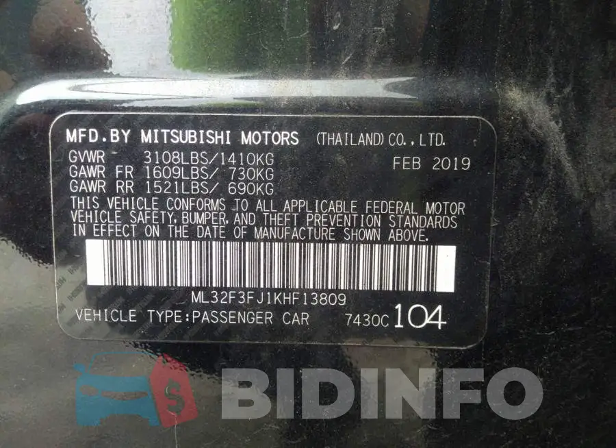 ML32F3FJ1KHF13809 Photo# 9