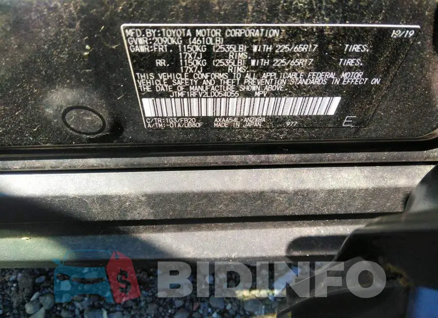 JTMF1RFV2LD054055 Photo# 9