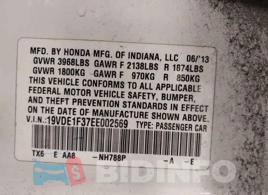 19VDE1F37EE002569 Photo# 9