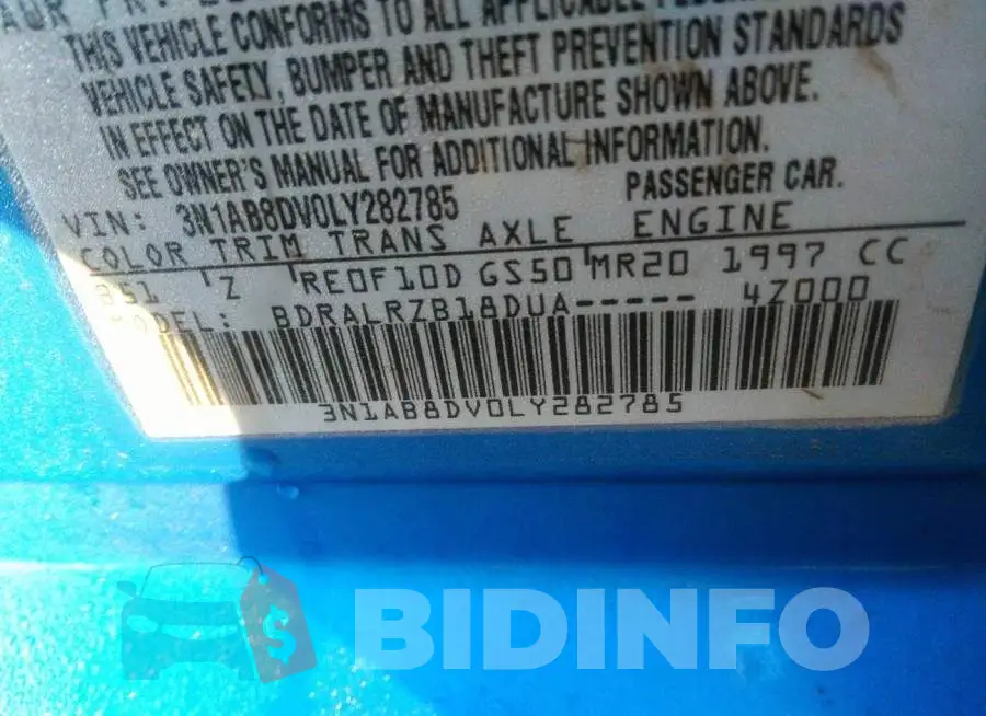 3N1AB8DV0LY282785 Photo# 9