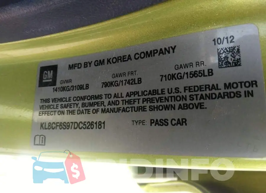 KL8CF6S97DC526181 Photo# 9