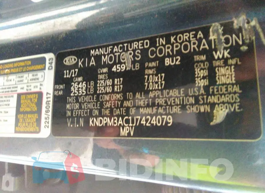 KNDPM3AC1J7424079 Photo# 9