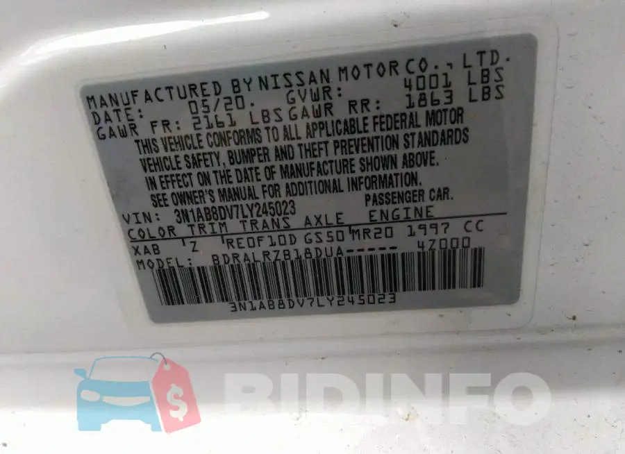 3N1AB8DV7LY245023 Photo# 9