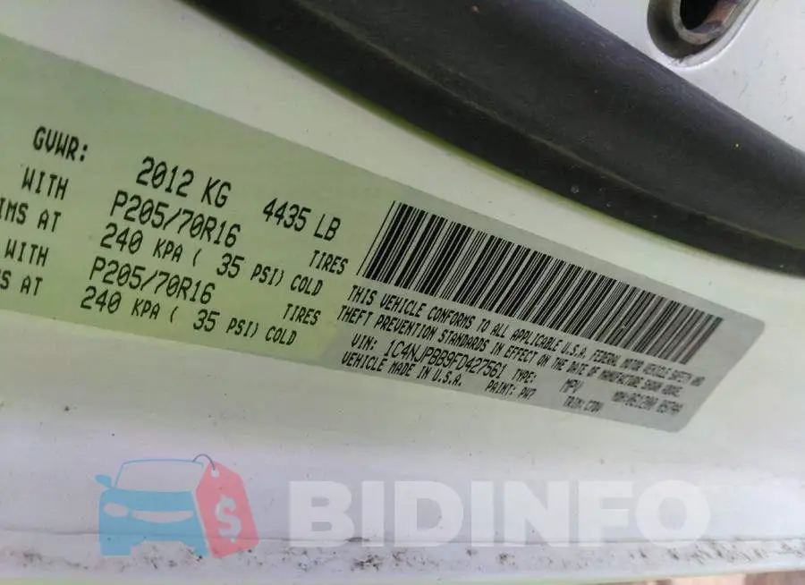 1C4NJPBB9FD427561 Photo# 9