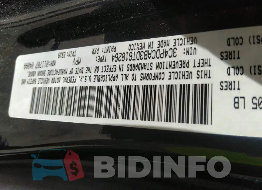 3C4PDCAB3DT618264 Photo# 9
