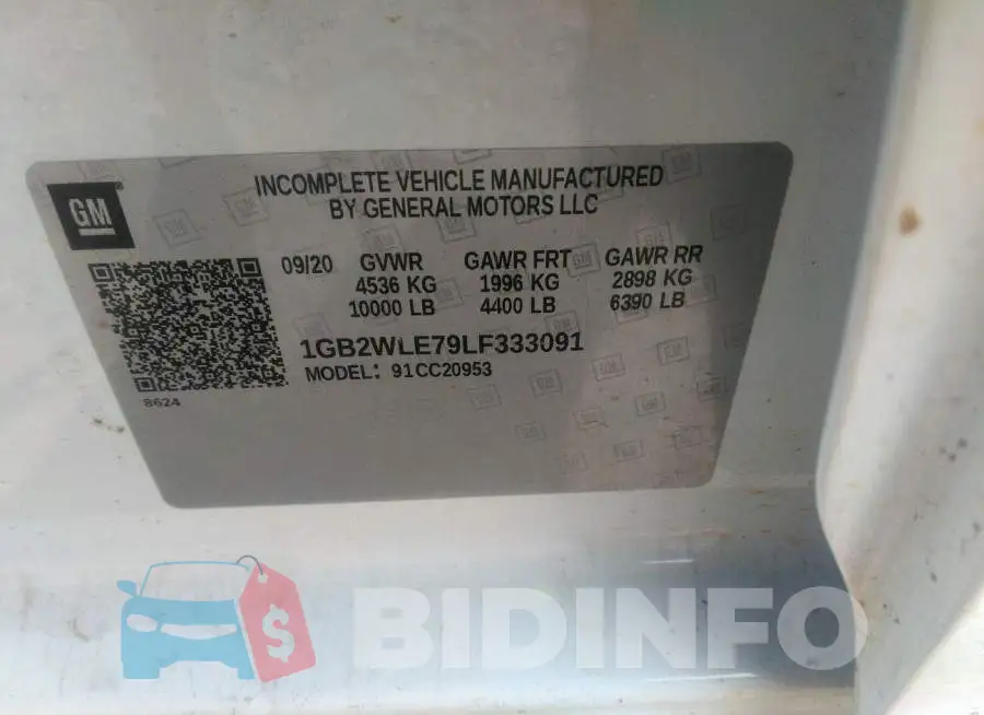 1GB2WLE79LF333091 Photo# 9