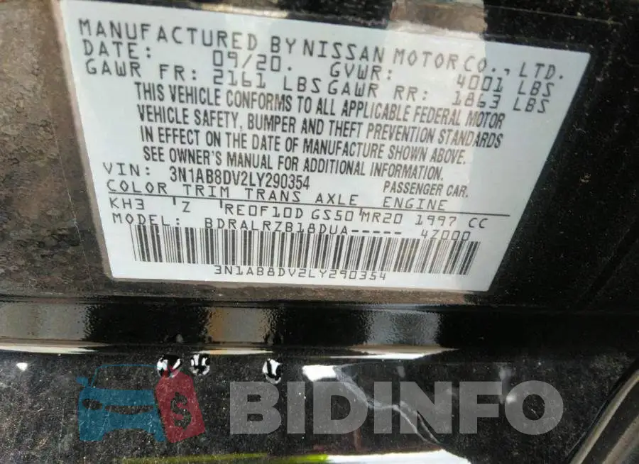 3N1AB8DV2LY290354 Photo# 9