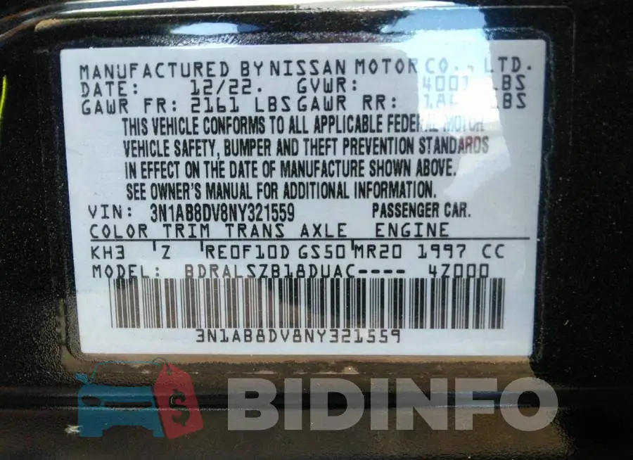 3N1AB8DV8NY321559 Photo# 9