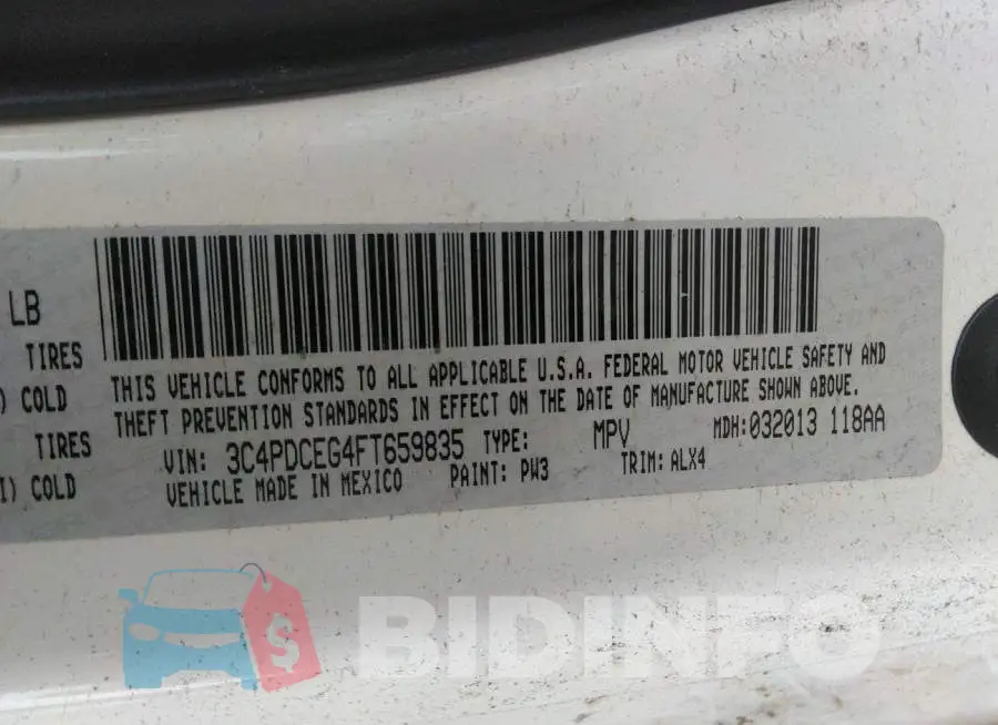 3C4PDCEG4FT659835 Photo# 9