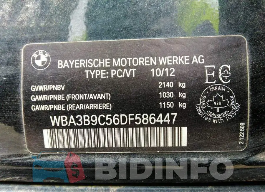 WBA3B9C56DF586447 Photo# 9