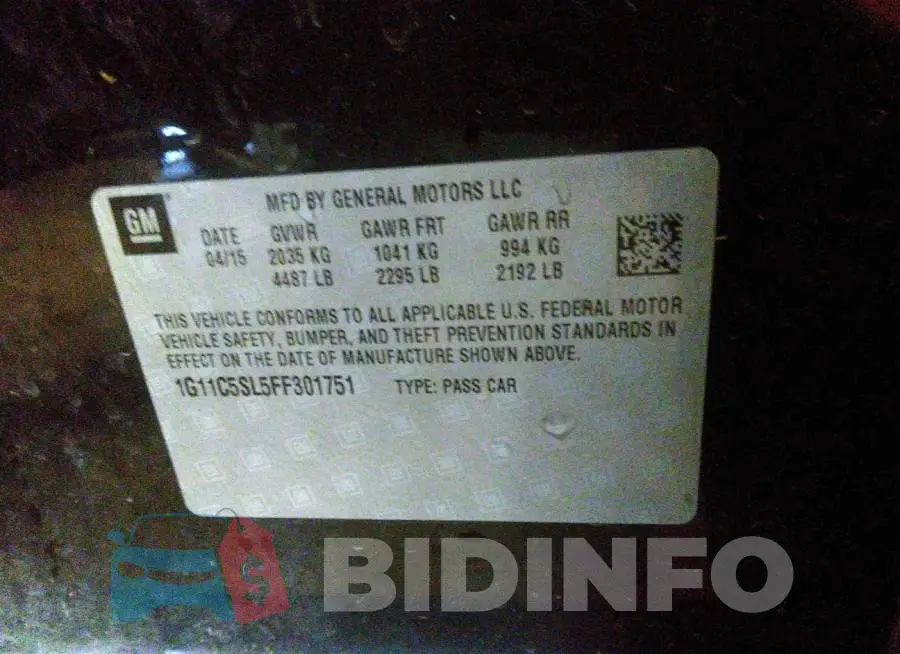 1G11C5SL5FF301751 Photo# 9
