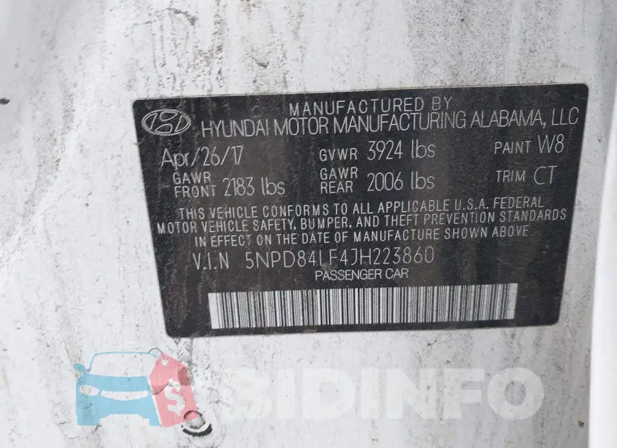 5NPD84LF4JH223860 Photo# 9