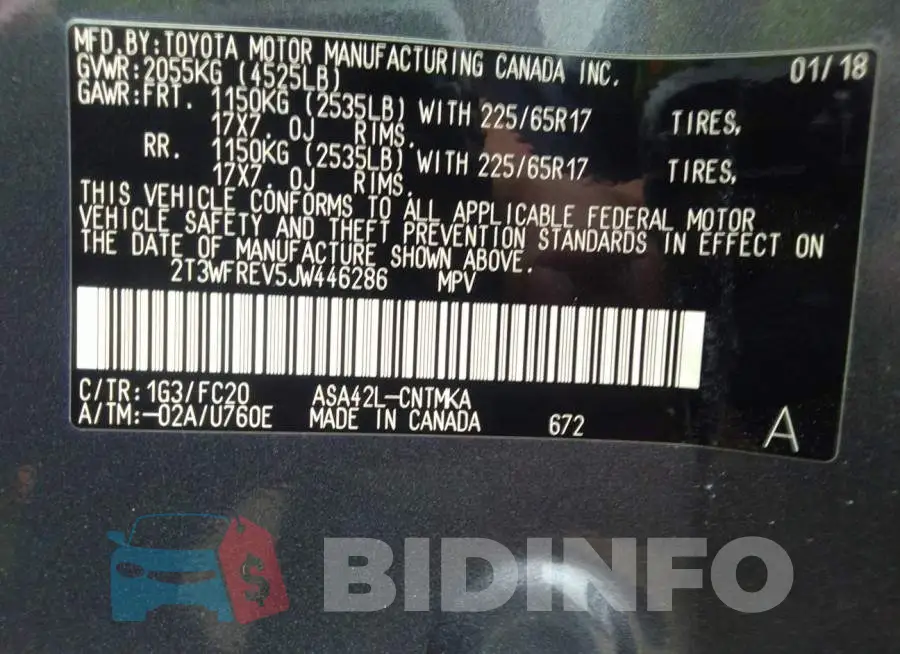 2T3WFREV5JW446286 Photo# 9