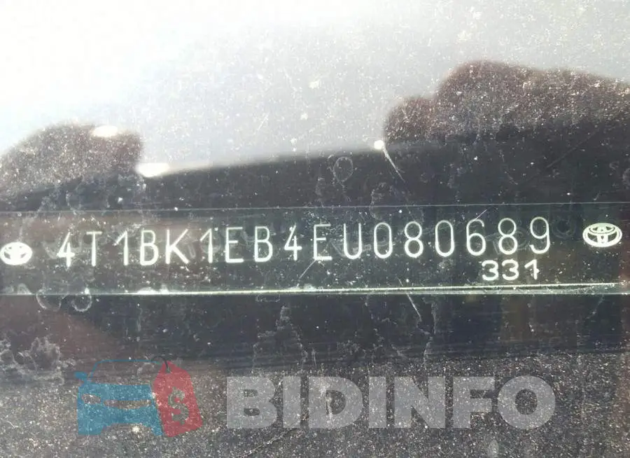 4T1BK1EB4EU080689 Photo# 9