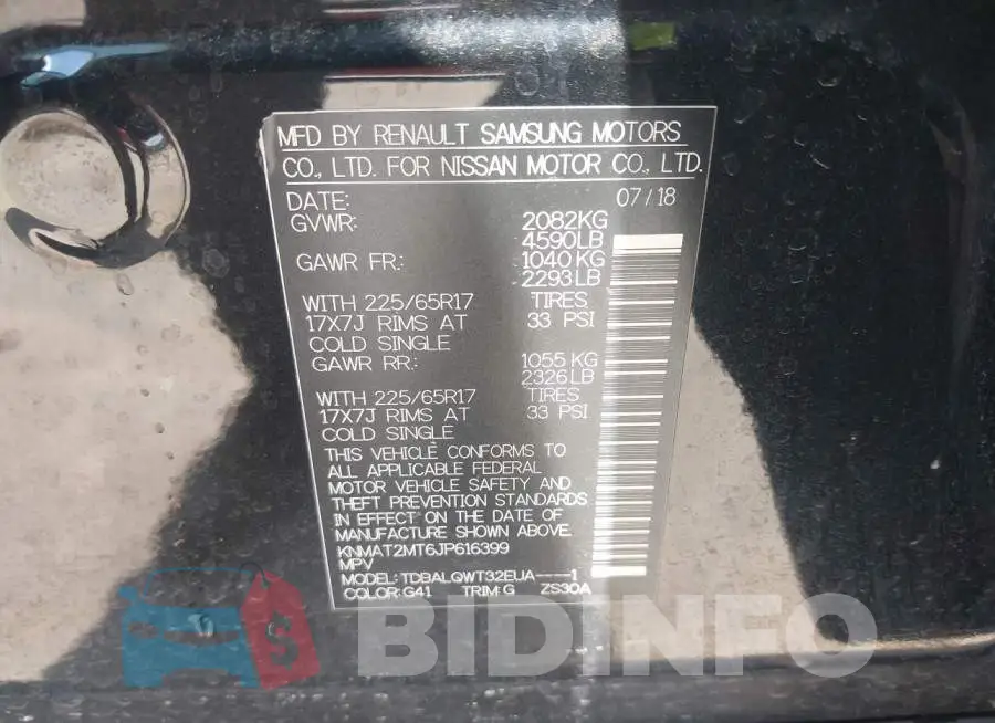 KNMAT2MT6JP616399 Photo# 9