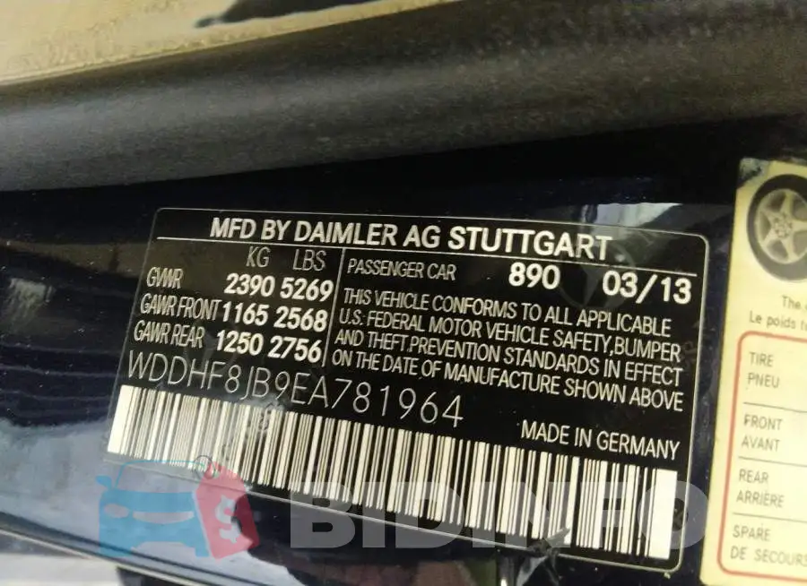 WDDHF8JB9EA781964 Photo# 9
