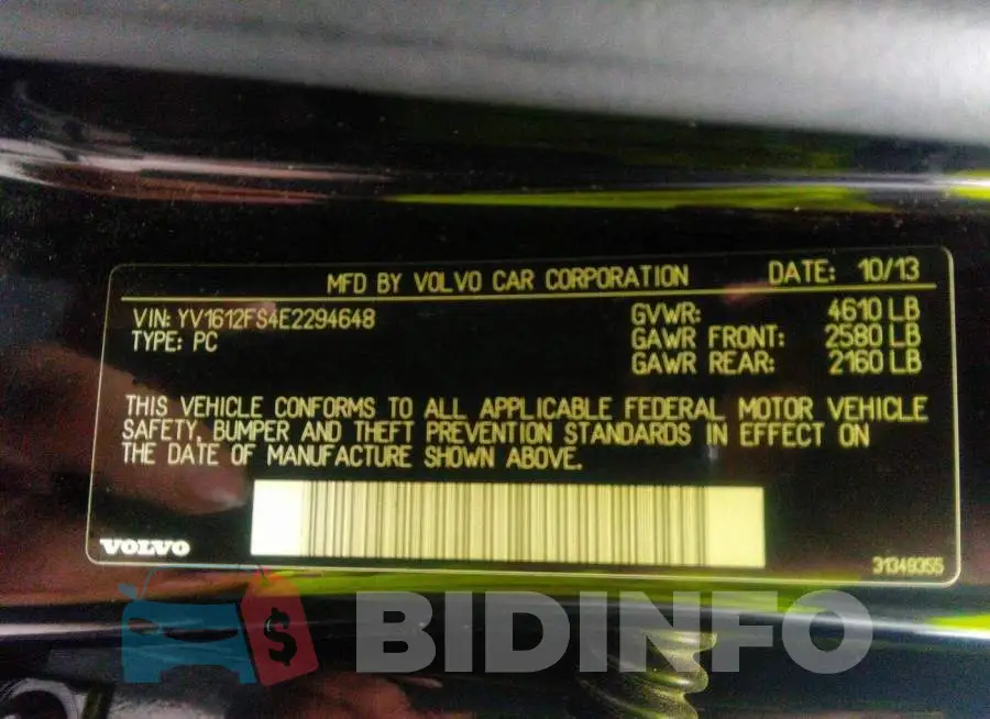 YV1612FS4E2294648 Photo# 9