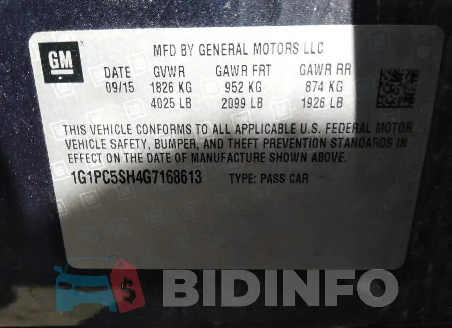 1G1PC5SH4G7168613 Photo# 9