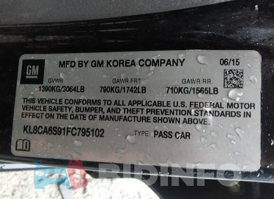 KL8CA6S91FC795102 Photo# 9