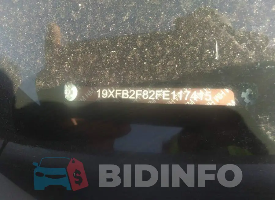19XFB2F82FE117415 Photo# 9