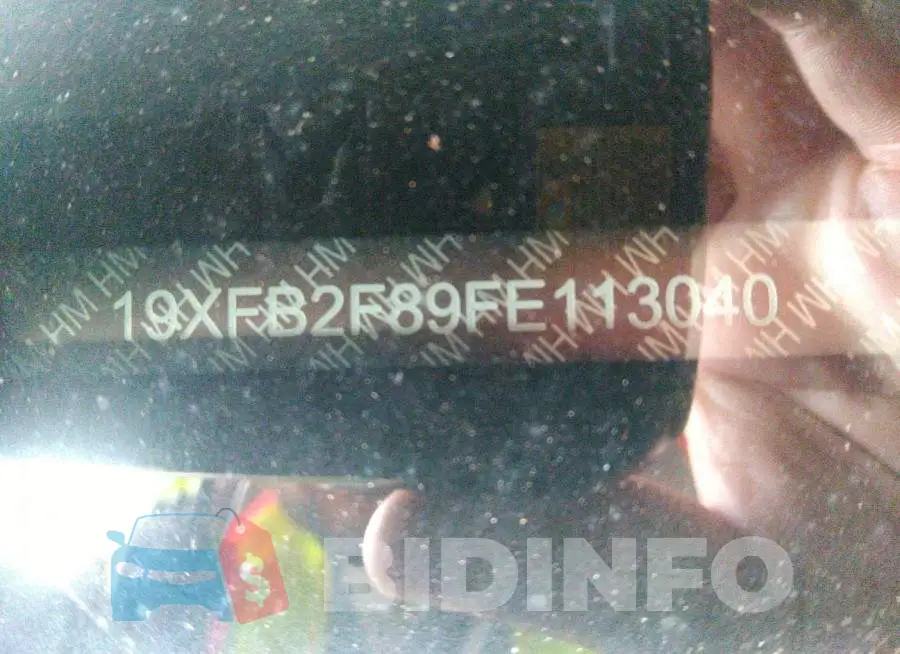19XFB2F89FE113040 Photo# 9