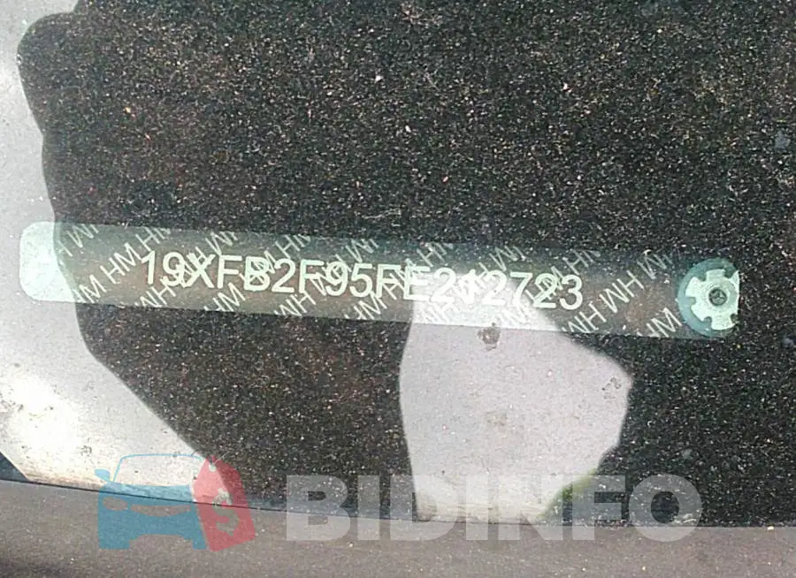19XFB2F95FE212723 Photo# 9