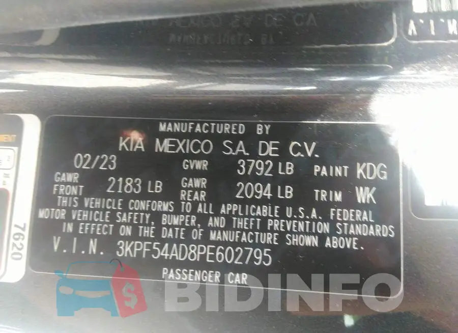 3KPF54AD8PE602795 Photo# 9