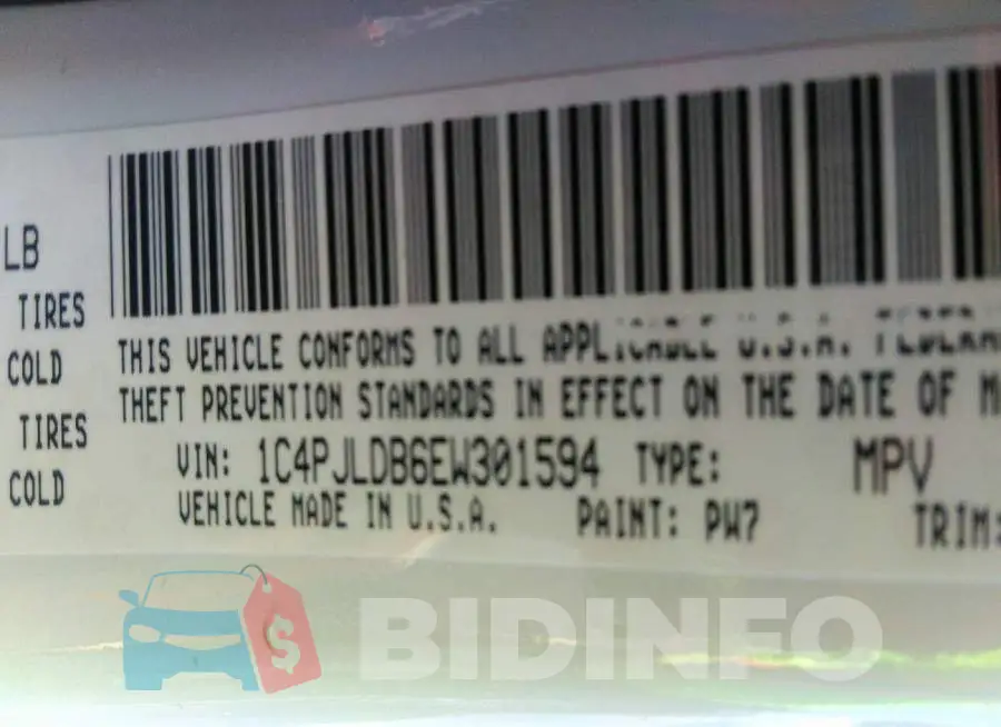 1C4PJLDB6EW301594 Photo# 9