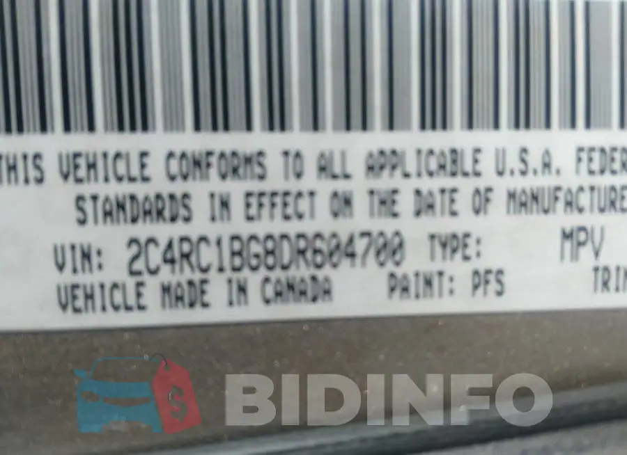 2C4RC1BG8DR604700 Photo# 9