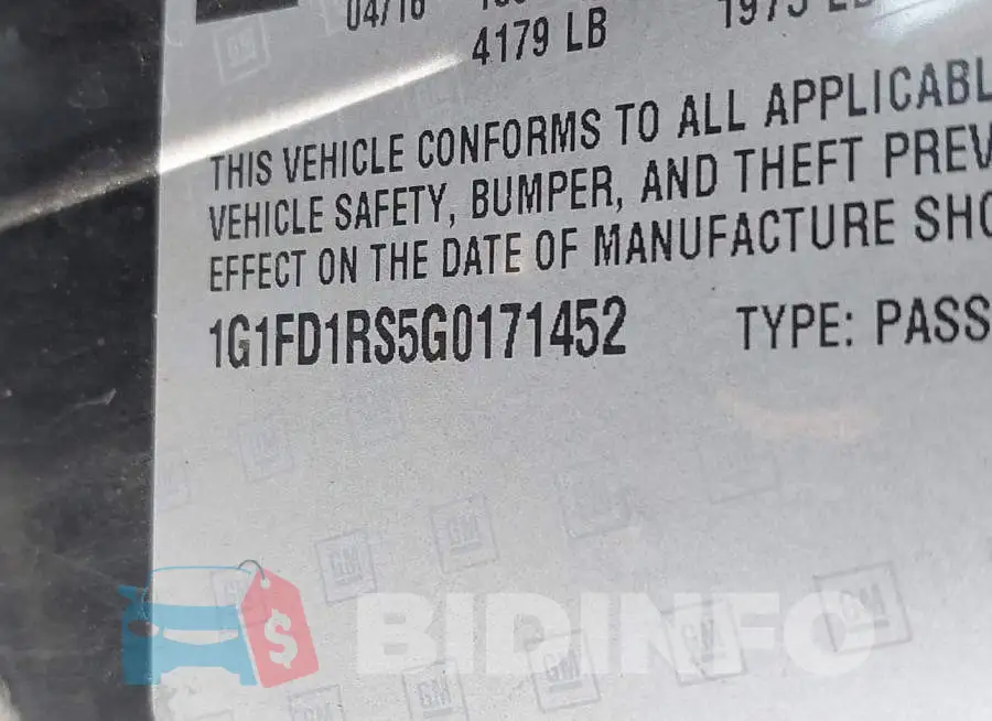 1G1FD1RS5G0171452 Photo# 9