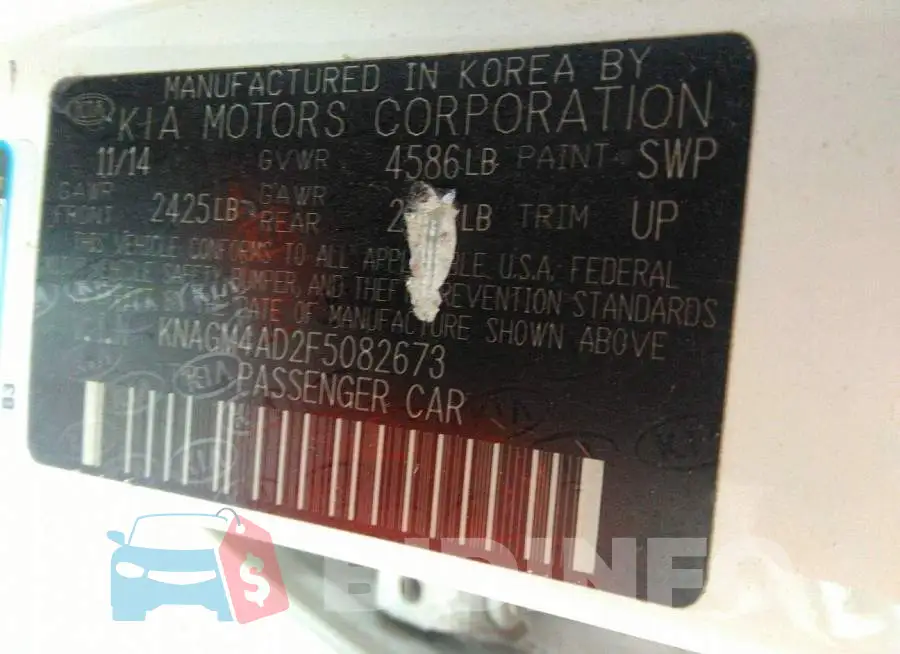 KNAGM4AD2F5082673 Photo# 9