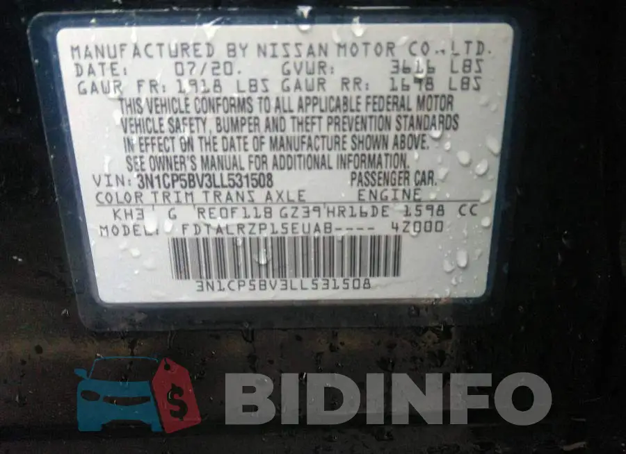 3N1CP5BV3LL531508 Photo# 9