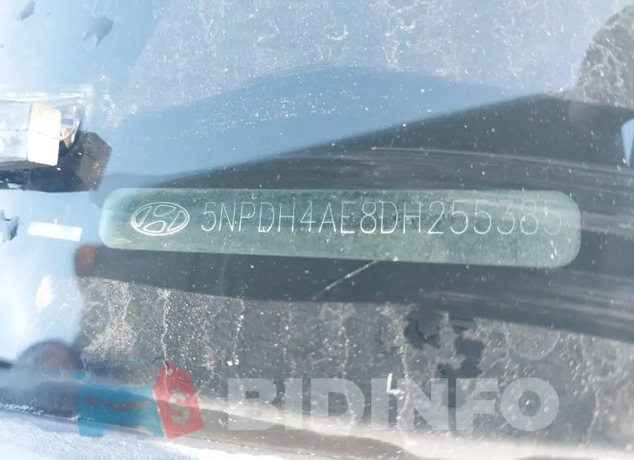 5NPDH4AE8DH255385 Photo# 9