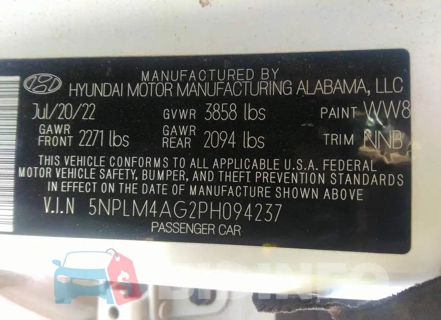 5NPLM4AG2PH094237 Photo# 9