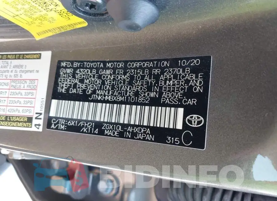JTNKHMBX8M1101852 Photo# 9