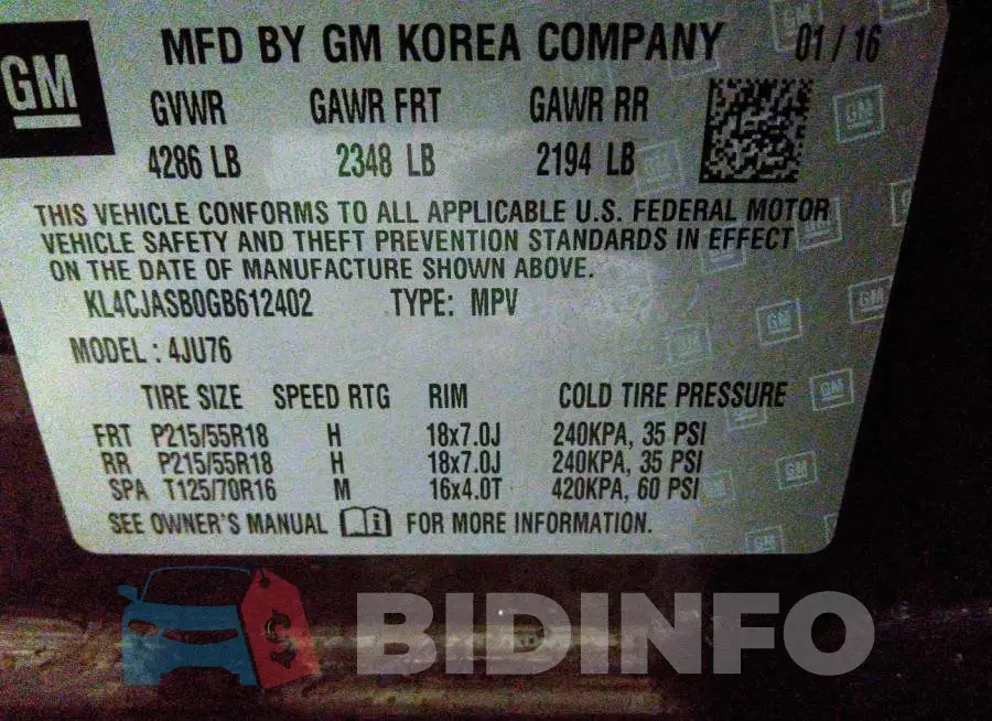 KL4CJASB0GB612402 Photo# 9