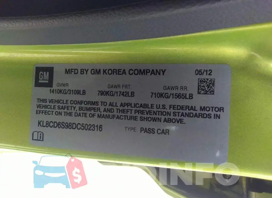 KL8CD6S98DC502316 Photo# 9