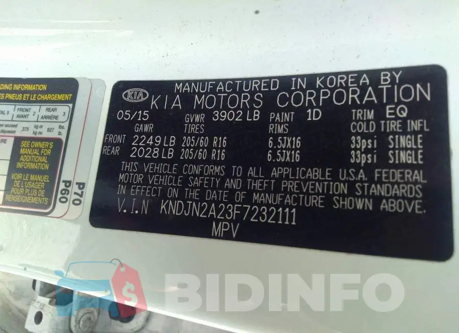 KNDJN2A23F7232111 Photo# 9