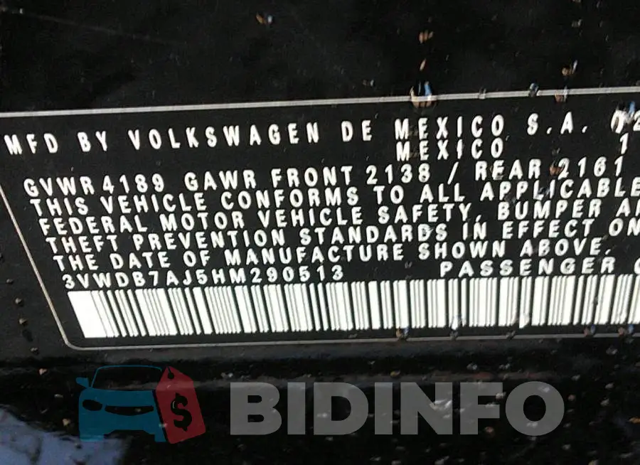 3VWDB7AJ5HM290513 Photo# 9
